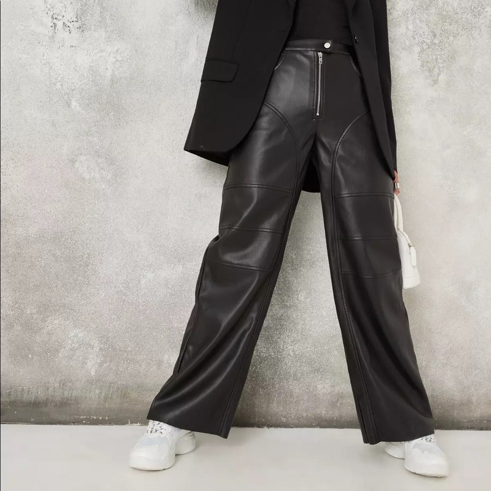 Missguided leather pants